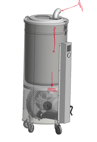 Vacuum for scraps AS 20 - Image 2