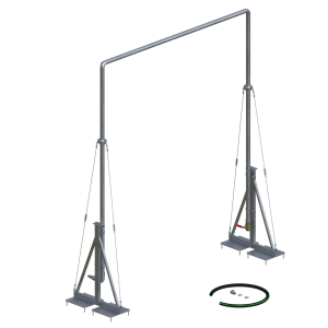 Sistem za vlaženje tovora z reciklirano vodo